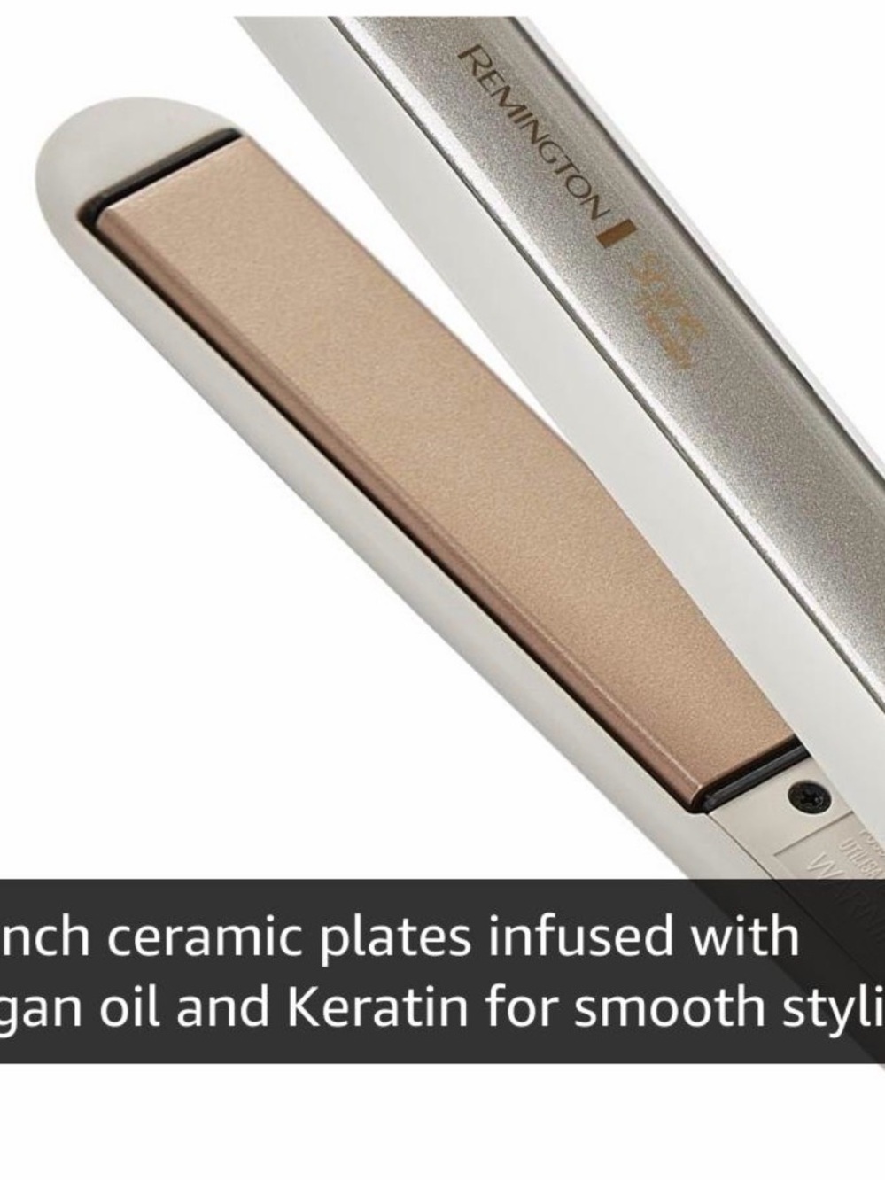 Remington Hair Straightener - Champagne and Rose Gold